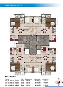 Project Image of 1136.0 - 1572.0 Sq.ft 2 BHK Apartment for buy in Vaishno Greens