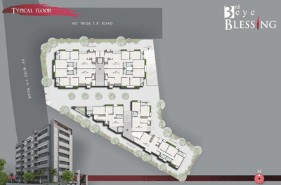 Project Image of 1260.0 - 1550.0 Sq.ft 2 BHK Apartment for buy in Calica 3rd Eye Blessing