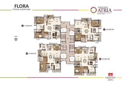 Project Image of 1350.0 - 3455.0 Sq.ft 2 BHK Apartment for buy in Rajapushpa Atria