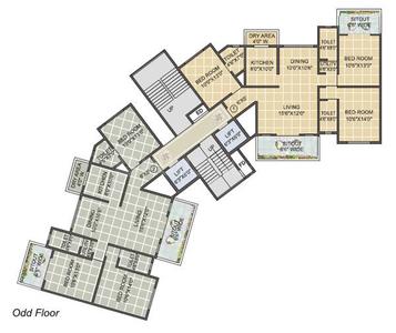 Project Image of 983.0 - 2400.0 Sq.ft 3 BHK Apartment for buy in Anmol City One