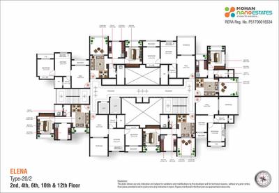 Project Image of 197.84 - 330.34 Sq.ft Studio Studio Apartment for buy in Mohan Nano Estates