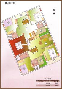 Project Image of 513.0 - 1232.0 Sq.ft 1 BHK Apartment for buy in DCJ Homes