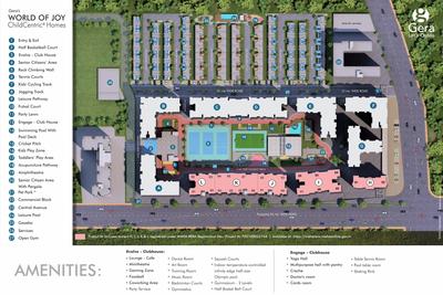 Project Image of 678.45 - 1081.88 Sq.ft 2 BHK Villa for buy in Gera World of Joy C