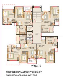 Project Image of 814.0 - 1876.0 Sq.ft 1 BHK Apartment for buy in Nayantara Presidency