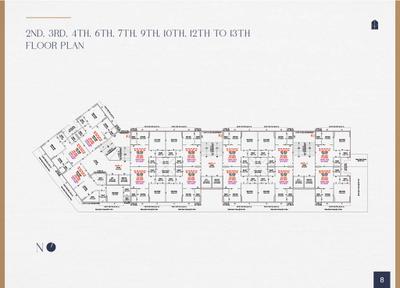 Project Image of 389.01 - 433.46 Sq.ft 1 BHK Apartment for buy in Shreeji Skyline 2