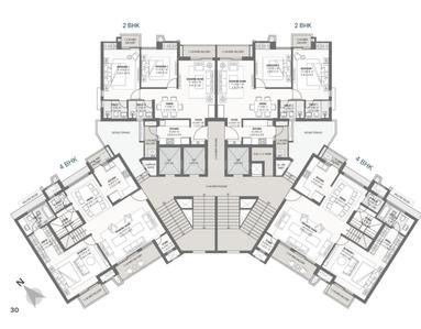 Project Image of 1300 Sq.ft 3 BHK Apartment / Flat for sale in Gujarat International Finance Tec City for Rs. 32500000