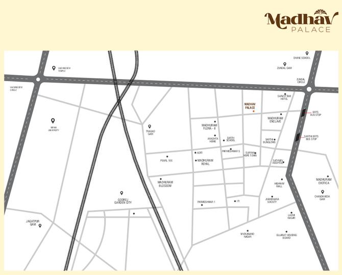 Siddh Madhav Palace Location Plan 1