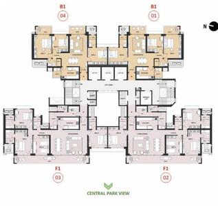 Project Image of 1301.0 - 2910.0 Sq.ft 2 BHK Apartment for buy in Oakwood At The Prestige City