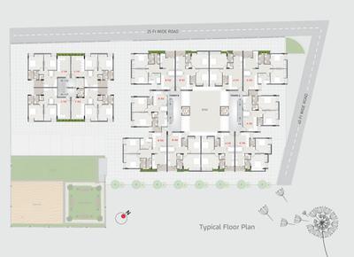 Project Image of 600.0 - 720.0 Sq.ft 2 BHK Apartment for buy in R K Dreamland 2