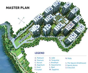 Indis Turquoise Towers Images for Master Plan of PBEL Turquoise Towers 1