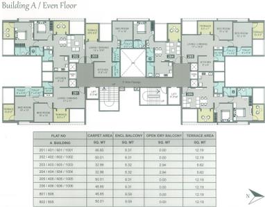 Project Image of 604.0 - 642.0 Sq.ft 2 BHK Apartment for buy in Platinum Pallazo I