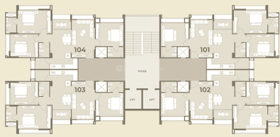 Project Image of 1360 Sq.ft 2 BHK Apartment / Flat for sale in South Bopal for Rs. 7200000