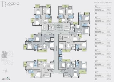 Project Image of 1043.0 - 1743.0 Sq.ft 2 BHK Apartment for buy in Uttarayan Harmony