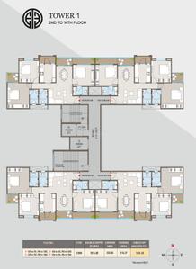 Project Image of 688.0 - 970.58 Sq.ft 2 BHK Apartment for buy in Officers Enclave