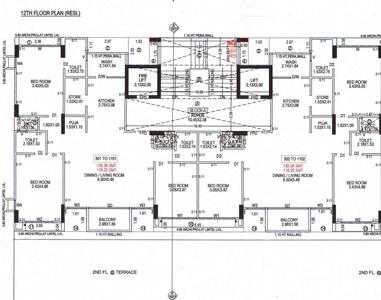Project Image of 1005.03 - 1272.83 Sq.ft 3 BHK Apartment for buy in Karnavati Infinity Living Phase 2