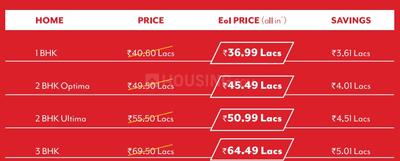 Project Image of 527.0 - 593.0 Sq.ft 2 BHK Apartment for buy in Lodha Codename Smart Buy