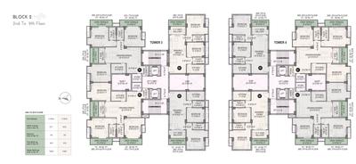 Project Image of 980.0 - 1482.0 Sq.ft 2 BHK Apartment for buy in Top Whispering Winds