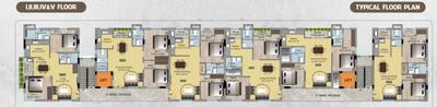 Project Image of 963.0 - 1005.0 Sq.ft 2 BHK Apartment for buy in Sri Bhagya Rathis Luxury