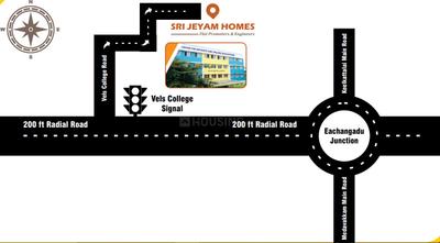 Project Image of 1297.0 - 1322.0 Sq.ft 3 BHK Apartment for buy in Sri Jasmine Flats