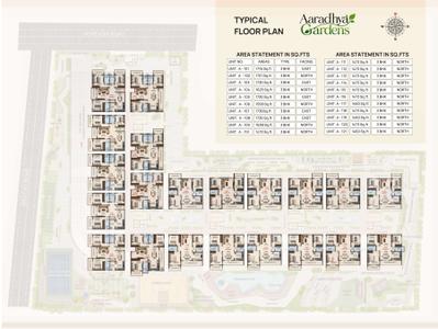 Project Image of 1460.0 - 1730.0 Sq.ft 3 BHK Apartment for buy in Sai Samrudhi Aaradhya Gardens