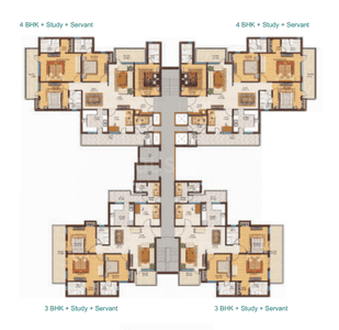 Project Image of 1297.0 - 2532.0 Sq.ft 2 BHK Apartment for buy in Spaze Privvy The Address