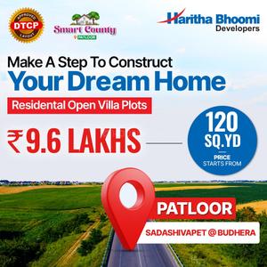 Project Image of 1080.0 - 2700.0 Sq.ft Residential Plot Plot for buy in Haritha Smart County