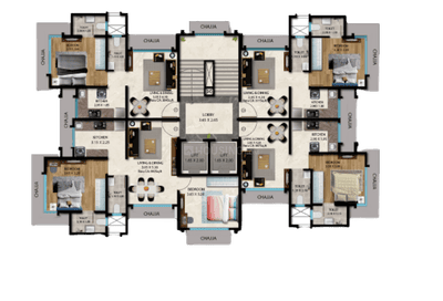 Project Image of 376.63 - 592.23 Sq.ft 1 BHK Apartment for buy in L K Rupali