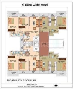 Project Image of 680.0 - 1000.0 Sq.ft 1 BHK Apartment for buy in Neelsidhi Viveza