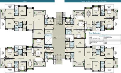 Project Image of 1617.92 - 1823.19 Sq.ft 4 BHK Apartment for buy in Suyojit Viridian Vallis Phase 1 D3 Otio