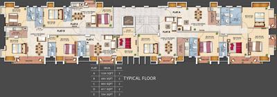 Project Image of 673.0 - 1334.0 Sq.ft 2 BHK Apartment for buy in Crown Palace