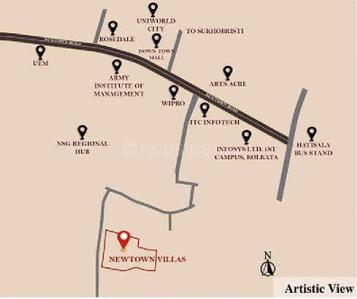 Project Image of 1847.0 - 3236.0 Sq.ft 3 BHK Villa for buy in Newtown Villas Phase 2