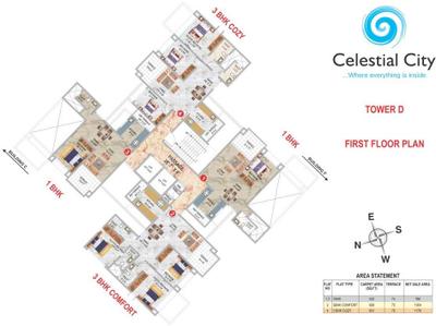 Project Image of 517.96 - 1310.0 Sq.ft 2 BHK Apartment for buy in Pharande Celestial City