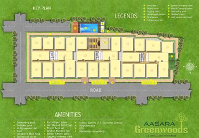 Project Image of 1131.0 - 1693.0 Sq.ft 2 BHK Apartment for buy in Aasara Greenwoods