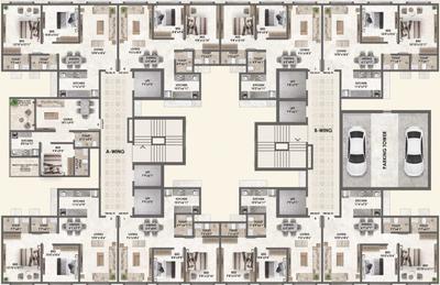 Project Image of 415.0 - 700.0 Sq.ft 1 BHK Apartment for buy in Adityaraj Supreme