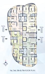 Project Image of 1500.0 - 1600.0 Sq.ft 3 BHK Apartment for buy in Planwise Sapphire