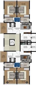 Project Image of 0.0 - 1009.12 Sq.ft 2 BHK Apartment for buy in Prabhudessai Meraki