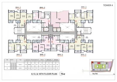 Project Image of 631.42 - 1087.0 Sq.ft 2 BHK Apartment for buy in Kohinoor Central Park Phase 1