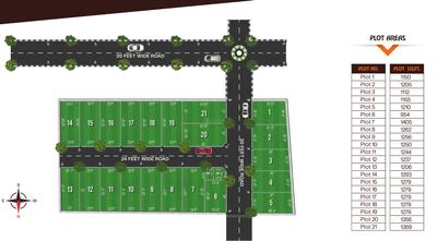Poojaa Guru Heera Nagar Layout Plan 1