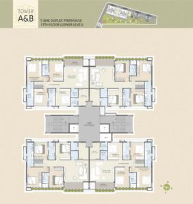 Project Image of 1360.45 - 3305.06 Sq.ft 3 BHK Apartment for buy in Greenwoods Aaranya
