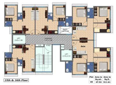 Project Image of 367.7 - 511.61 Sq.ft 1 BHK Apartment for buy in Mass Ionics