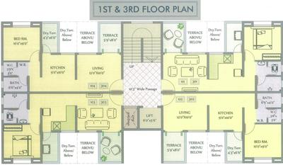 Project Image of 0.0 - 387.0 Sq.ft 1 BHK Apartment for buy in Sonetra Sairang Classic