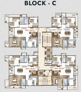 Project Image of 1520.0 - 2030.0 Sq.ft 3 BHK Apartment for buy in Amrutha Lake Vista