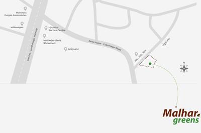 Project Image of 381.0 - 629.0 Sq.ft 1 BHK Apartment for buy in Malhar Greens