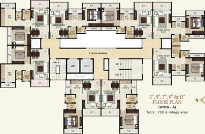 Project Image of 590 Sq.ft 1 BHK Apartment / Flat for sale in Nalasopara West for Rs. 2650000