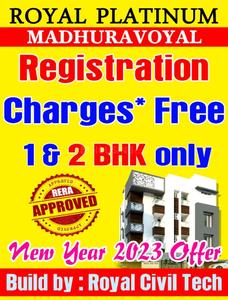 Project Image of 505.0 - 930.0 Sq.ft 1 BHK Apartment for buy in Royal Platinum
