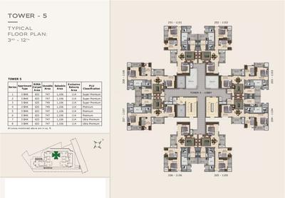 Project Image of 568.0 - 1106.0 Sq.ft 1 BHK Apartment for buy in Provident Capella 1