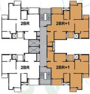 Project Image of 1203.0 - 1787.0 Sq.ft 2 BHK Apartment for buy in B M Elegant Heights