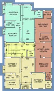 Project Image of 390.0 - 1180.0 Sq.ft 1 BHK Apartment for buy in Goldwin Anmol