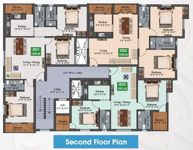 Project Image of 1051.0 - 1660.0 Sq.ft 2 BHK Apartment for buy in HP Luxe Luminar Flats