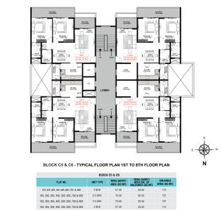 Project Image of 1205.55 - 1516.96 Sq.ft 2 BHK Apartment for buy in MVR Laguna Azul